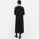 Kolmin Piirto Unikko Jerseykleid Schwarz/ Weiss