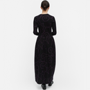 Kukkaset Piirto Unikko Jerseykleid  Schwarz/ Lila