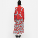 Luotta Unikko Bluse Hellblau/ Rot