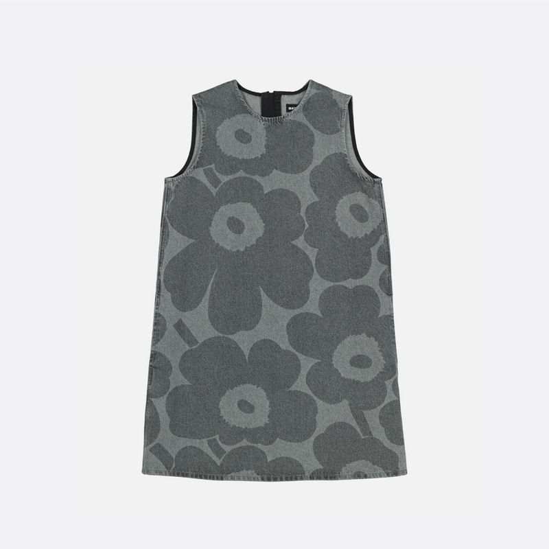 Somasti Unikko Kleid  Maridenim Grau