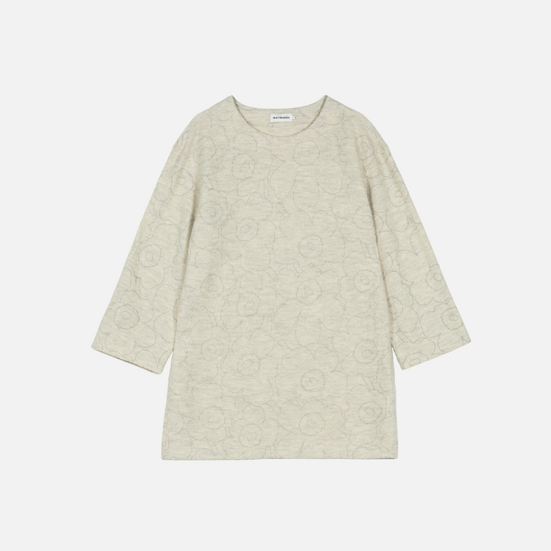 Neljäs Piirto Unikko Wollkleid Ecru