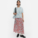 Oletus Unikko Strickshirt Hellblau