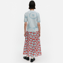 Oletus Unikko Strickshirt Hellblau