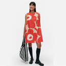 Palatsi Unikko Kleid Orange 36