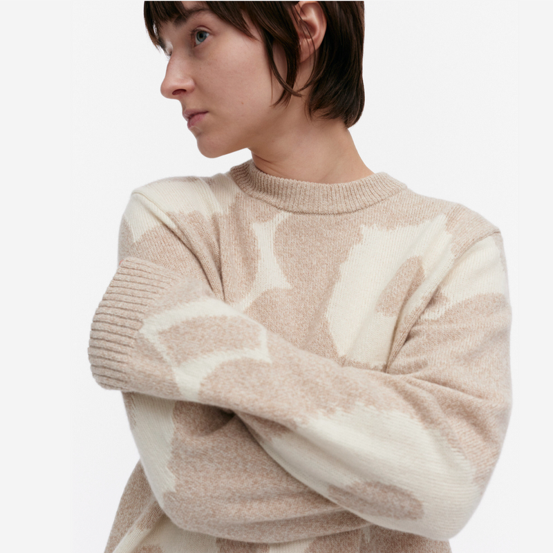 Aatto Unikko Pullover Beige/ Ecru