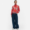 Leiot Unikko Sweatshirt Rot/Hellblau