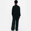 Runsas Piirto Unikko Bluse Schwarz/Grau