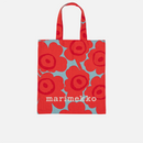 Vankka Unikko Shopper Rot/Hellblau