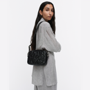 Soft Gratha Unikko Handtasche Schwarz Metallic