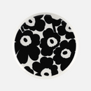 Unikko Teller 25cm Schwarz/Weiss