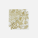 Tiara Papierservietten 25x25 cm Weiss/ Gold