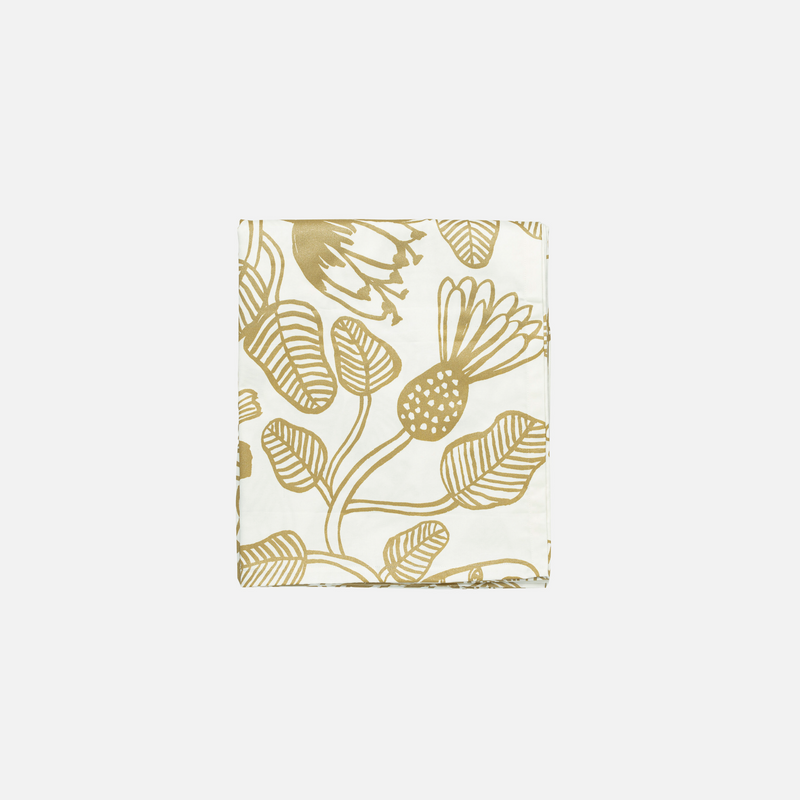 Tiara Tischtuch Weiss / Gold