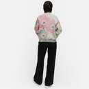 Tricle Unikko Sweatshirt Hellgrau/ Rosa/ Gelb