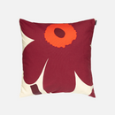 Unikko Polsterbezug 50x50 Weinrot/ Orange