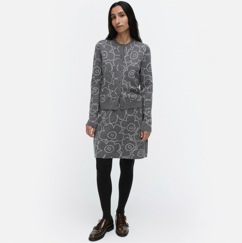 Vapaus Piirto Unikko Strickrock Grau