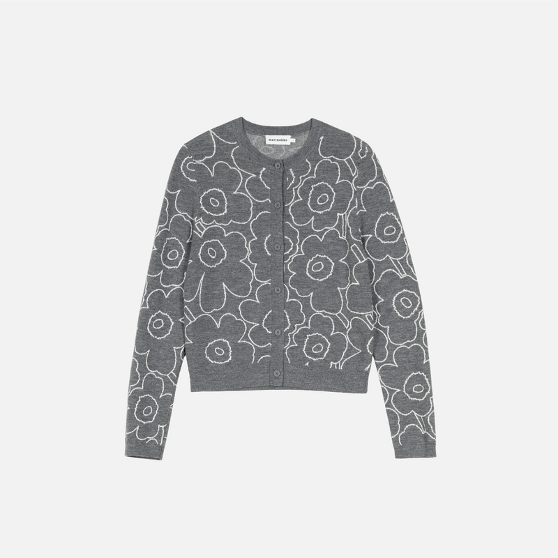 Villi Piirto Unikko Strickjacke Grau