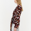 Kalhu Samtbluse zum Wickeln