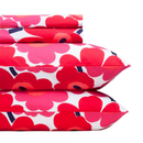 Unikko Bettwäsche Set 2x 150x210 + 50x60