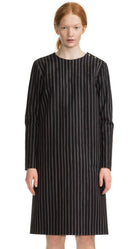 Pamelia Kleid Grau/Schwarz