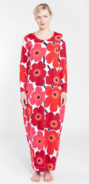 Unta Unikko Nachthemd Weiss/Rot