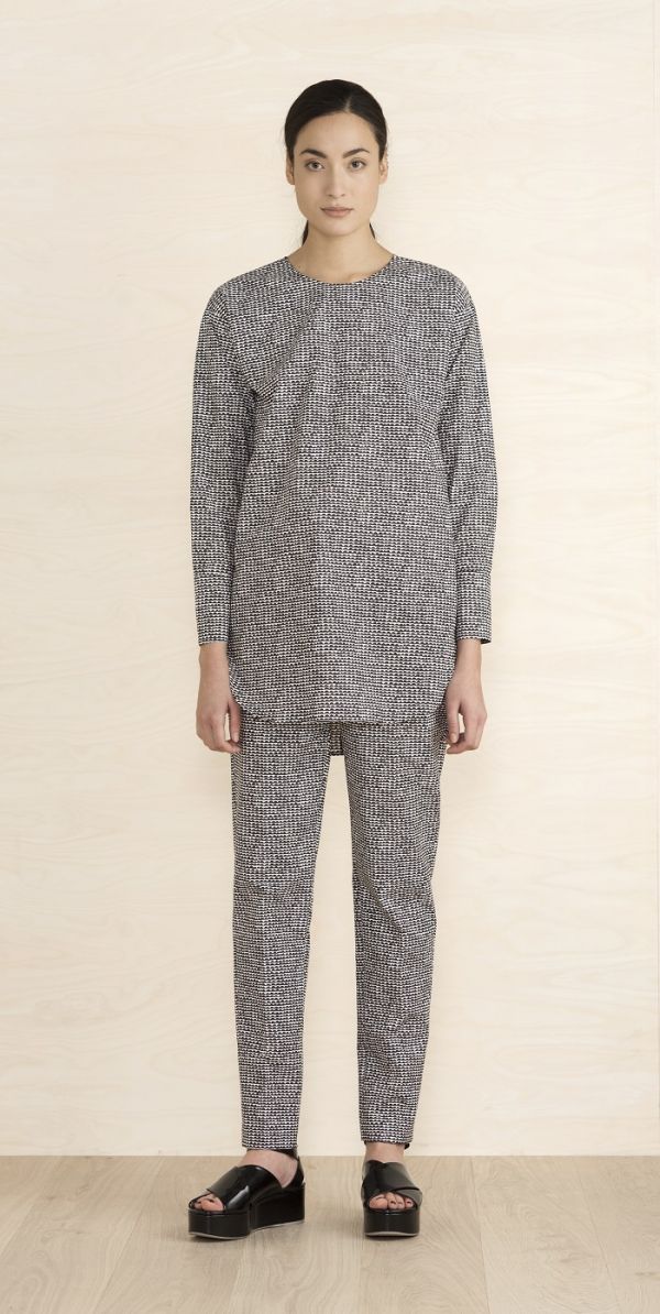 Elma Papajo Shirt Weiss/ Schwarz