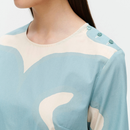 Iltatori Keida Kleid Beige Türkis