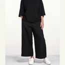 Tuulelma Hose Schwarz Leinen