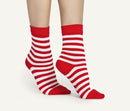 Raitsu Socken Weiss/Rot 187