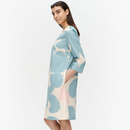 Iltatori Keida Kleid Beige Türkis