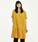 Aretta Kleid kurzarm  Gelb/Orange 790