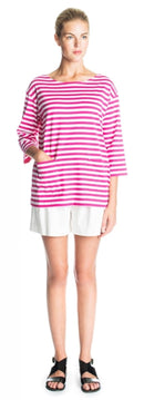 Pikasso Shirt Weiss/Pink