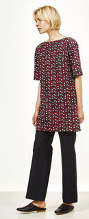 Kristal Unikko Tunika Navy/Rot