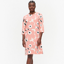 Kauneus Unikko Kleid Rosa Beige