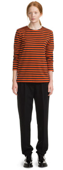 Longi Shirt Orange/ Grau