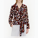 Kalhu Samtbluse zum Wickeln