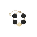 Punos Armband Schwarz/Gold