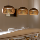 Atto Hängeleuchte Walnuss