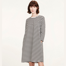 Aretta Kleid Weiss/Schwarz 068