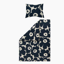 Unikko Bettwäsche Dunkelblau Cotton