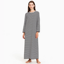 Katju Nachthemd  Weiss/Schwarz Unisex