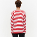 Pitkähiha Shirt Weiss/Rot 187 Unisex