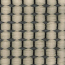 Duetto Teppich mit grauem Papiergarn, 10x10cm