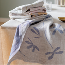 Friida Geschirrtuch Linen/Blueberry