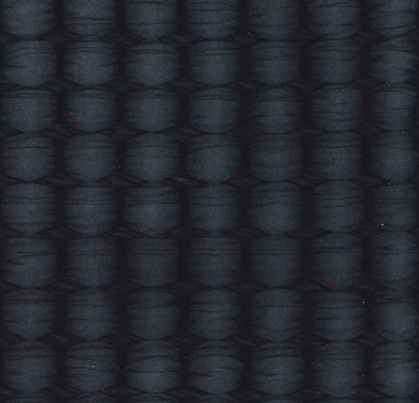 Duetto Teppich mit schwarzem Papiergarn, 10x10cm