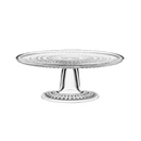 Kastehelmi Tortenplatte mit Fuss 315mm Klar