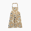 Unikko Kochschürze Weiss/Beige