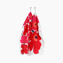 Pieni Unikko Geschirrtuch Set Weiss/Rot