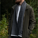 Kota Wollschal 20x160 Dunkelgrau