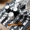 Koivu Geschirrtuch Schwarz/Grau