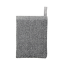 Meri Waschhandschuh Schwarz/Weiß